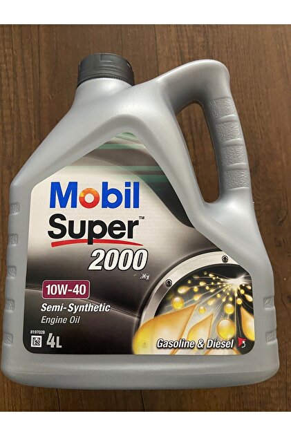 Mobil Super 2000 X1 10w40 Motor Yağı 4 L Spr-10w40 (üretim Yılı