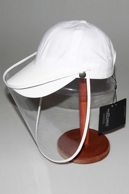 Bay Şapkacı Virüs Korumalı Beyaz Şapka - 1