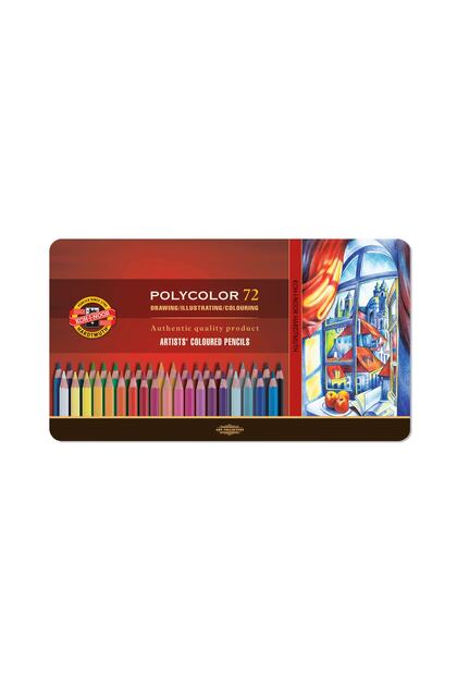 Kohinoor Polycolor Sanatsal Kuru Boya Kalemi 72 Renk Of Artist´s