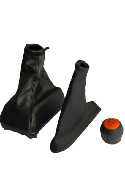 Opel Corsa B Gear Bellow - Handbrake Bellow - Gear Compatible Knob Orange Set Corsa B