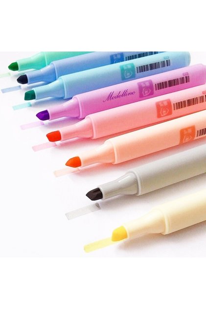 Chosch 8 Renk Pastel Fosforlu Kalem