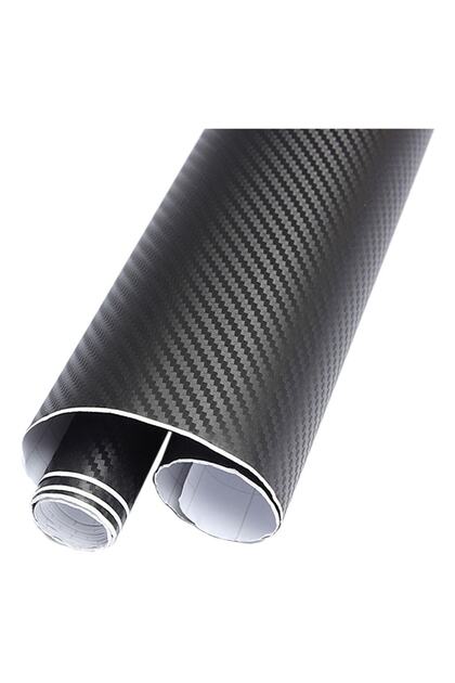 Black Carbon Coated Foil With Air Channels 152cm X 30cm