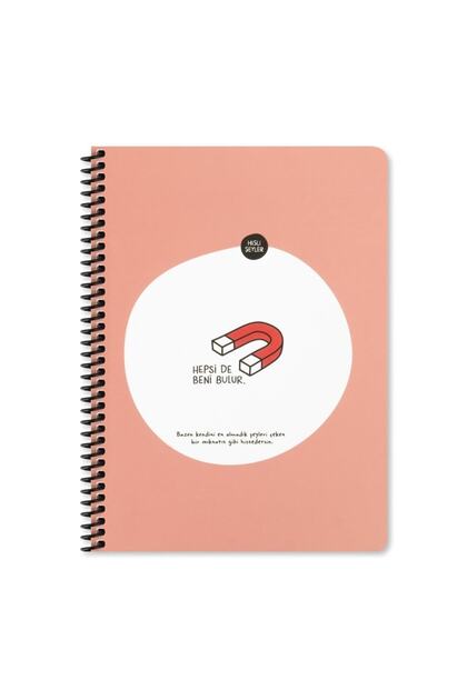 Feeling Things A4 80 Sheets Lined Notebook with Visor Sticker All Find Me