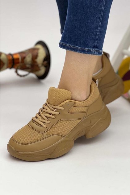 Yellow - High Light Sole Women's Daily Comfortable Sports Walking Sneakers