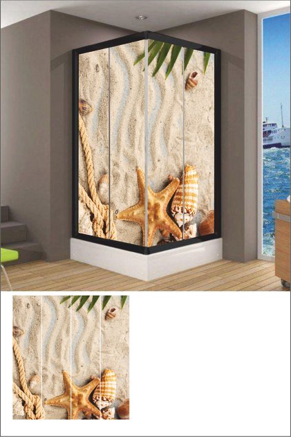 Shower Cabin Covering Foil