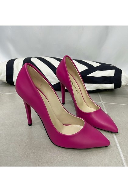 Pink Women's Classic Heeled Shoes Stiletto