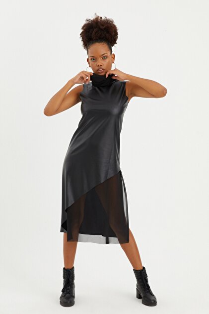 chinese dress ladies Victoria Tunic Dress in Black L