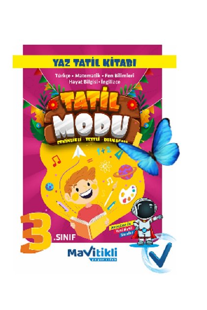 3.sınıf Yaz Tatil Kitabı- Tatil Modu