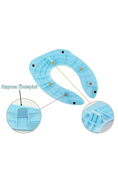 KaktüsKedi Taşınabilir Tuvalet Alıştırıcı Çocuk Klozet Adaptörü - 8