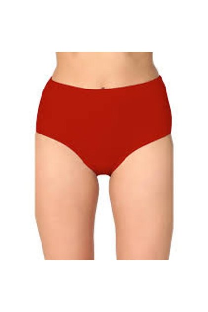 Women's 100% Cotton Ribbed Plus Size Bato Panties, Pack of 12