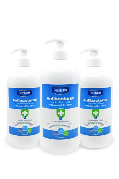 Deep Fresh Antibakteriyel Sıvı Sabun 3 X 1000 ml - 1