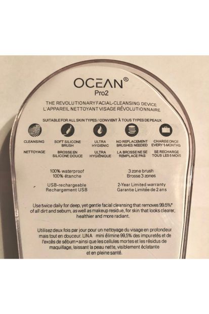 Ocean Pro 2 Tüm Cilt Tipleri Için Yüz Temizleme Ve Sıklaştırıcı Masaj Cihazı - 3