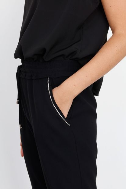 Moda İlgi Modailgi Havuç Paça Cepleri Taşlı Pantolon Siyah - 4
