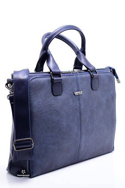 Navy Blue Briefcase