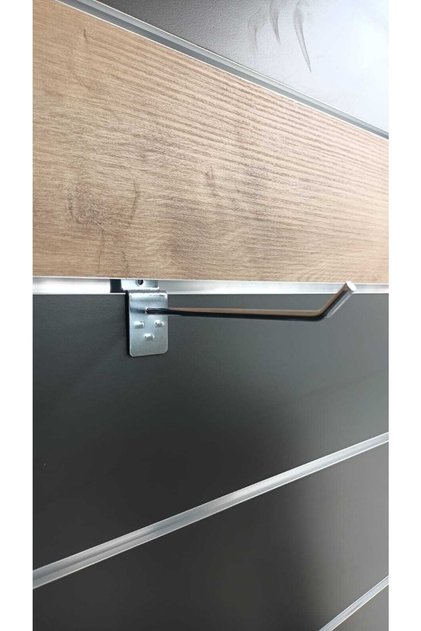 100 Pieces - 5 cm - Channeled Board Hook - Shelf Hook