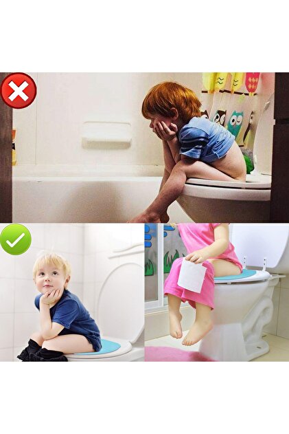 KaktüsKedi Taşınabilir Tuvalet Alıştırıcı Çocuk Klozet Adaptörü - 4