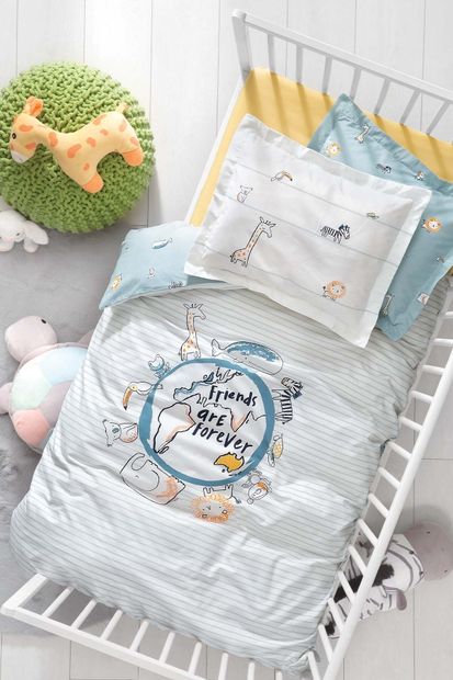 Yataş Mini Friends Ranforce Bebek Nevresim Takımı - 1
