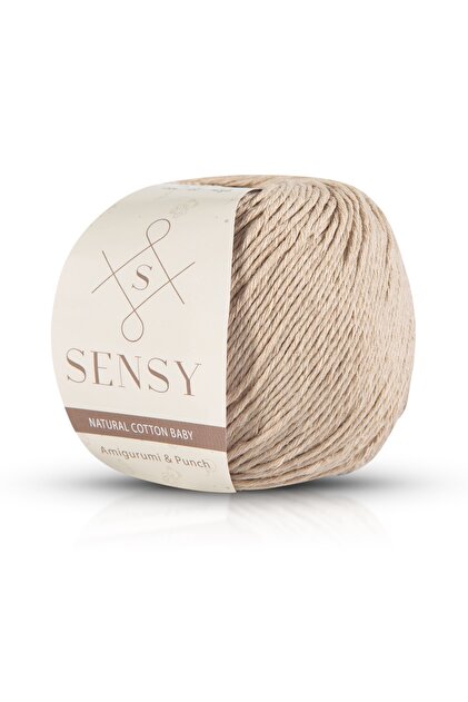 Premium Amigurumi Ipi Punch (PANÇ) Baby Soft Cotton 50 gr Örgü Ip Latte