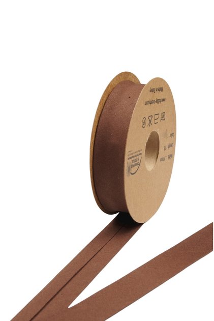 %100 Pamuk (koton) Biye 2cm Eninde 10mt Top Halinde - Verev Katlı Koton Biye 10mt