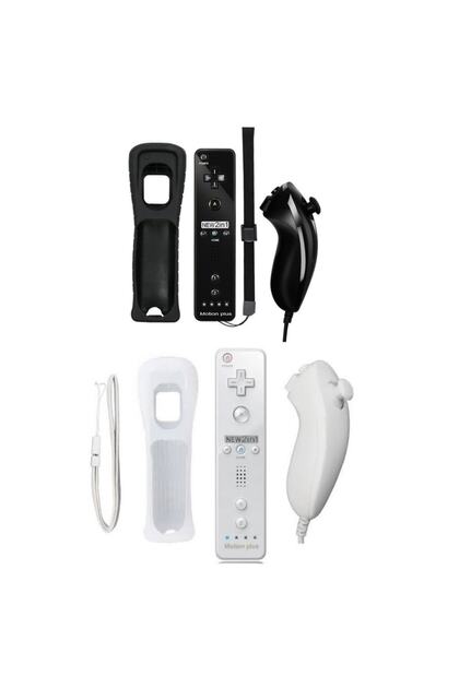 CAFELE Nintendo Wii 2in1 Motion Plus Remote Kontroller + Nunchuk