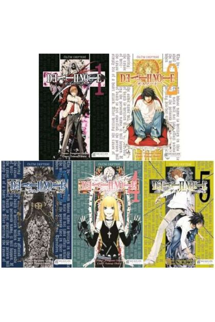 Akıl Çelen Kitaplar Death Note (ölüm Defteri) 1-2-3-4-5. Ciltler