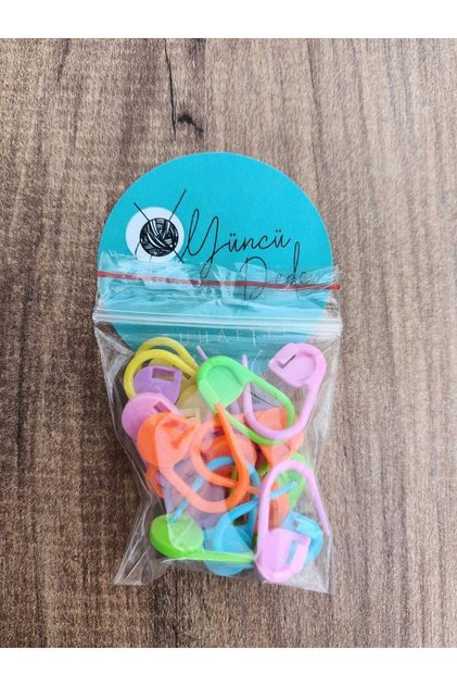20 Adet Örgü için ilmek Ayırıcı iğne Yer belirleme iğnesi ilmek belirleme ( Plastik )