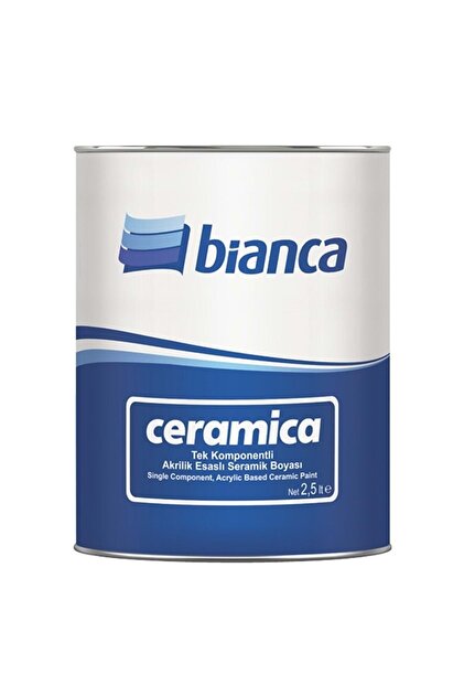 bianca ceramica 2皿 Bianca Ceramica - Seramik Boyası Antrasit 2,50 Lt - Fiyatı, Yorumları