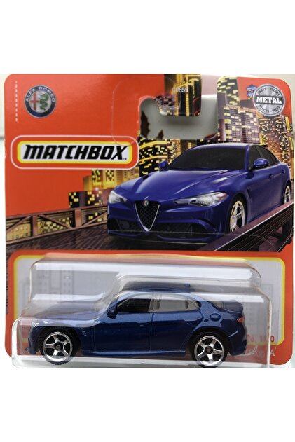 Matchbox 2016 Alfa Romeo Giulia Mavi 1:64 Ölçek Marka 26/100