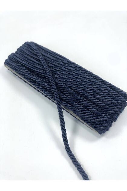 Navy Blue Black Cord 4 mm 10 Meters – Special Design, Accessory, Quality Production, Eye-Catching Style
