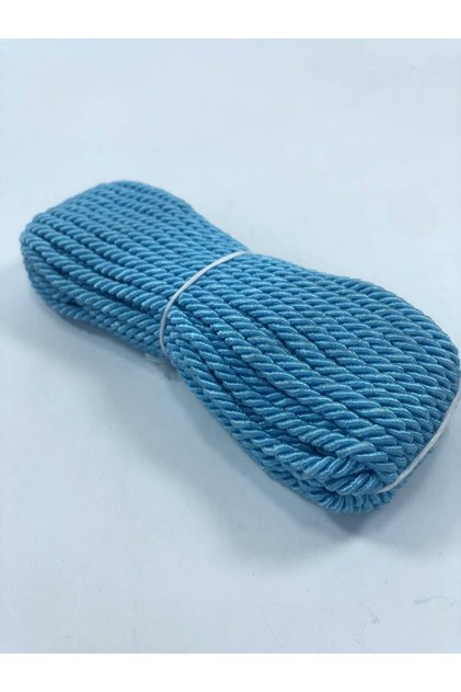 Blue Cord 4 mm 10 Meters – Other Party Supplies, Stylish Design, Women's Accessory – Other Party Supplies