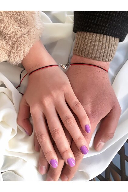 Sewor Magnetic Connecting Hearts Lover Bracelet- Trendyol