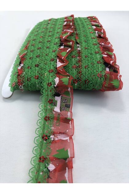 Green Sequin Ruffle Ribbon – Special Design, Accessory, Quality Production, Eye-Catching Style – Decorative Decoration