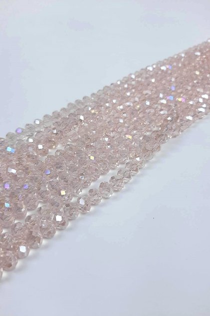 Powder Crystal Beads 8 mm – Beads, Stylish Design, Women's Accessory – Beads