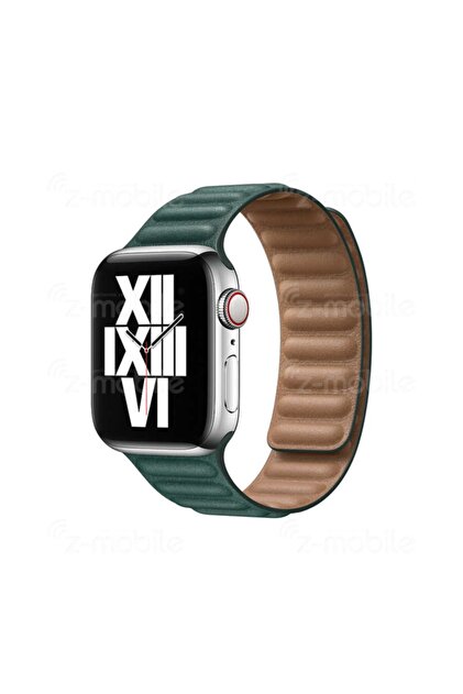 ZMOBILE Aplle Watch Manyetik Baklalı Model Deri Kayış Kordon 42 mm