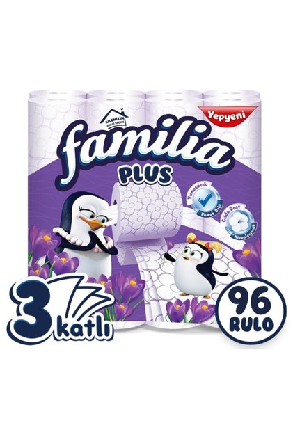 Tuvalet Kağıdı Plus Sihirli Çiçek 3 Kat 32x3:96 Rulo