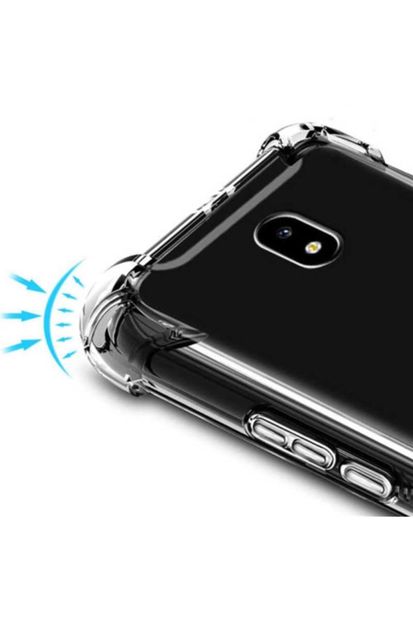 Merwish Samsung J7 Pro Kenar Ve Darbe Korumalı Şeffaf Antishock Kılıf - 4