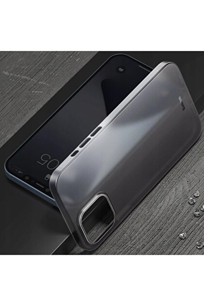 Baseus Wing Case Iphone 12 6.1 Kılıf Ultra Ince Lux Mat Şeffaf Kılıf - 3