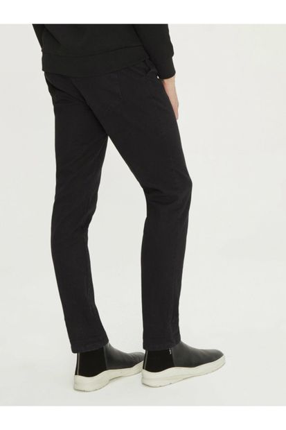 Xint Erkek Siyah Slim Fit Pamuklu Pantolon - 4