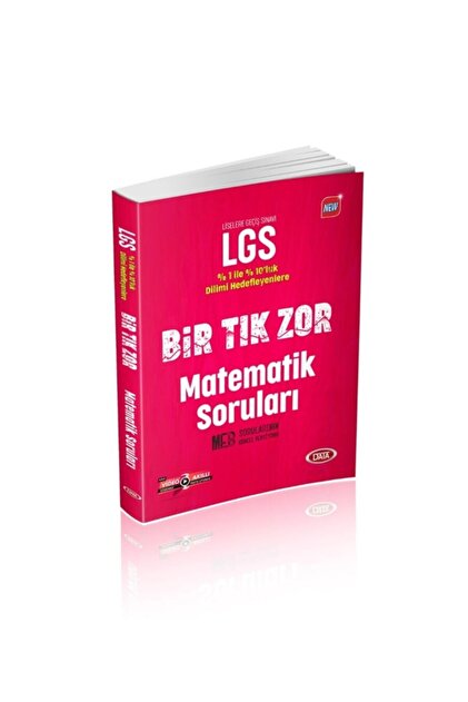 Data Yayınları Data 8. Sınıf Lgs Bir Tık Zor Matematik Soruları