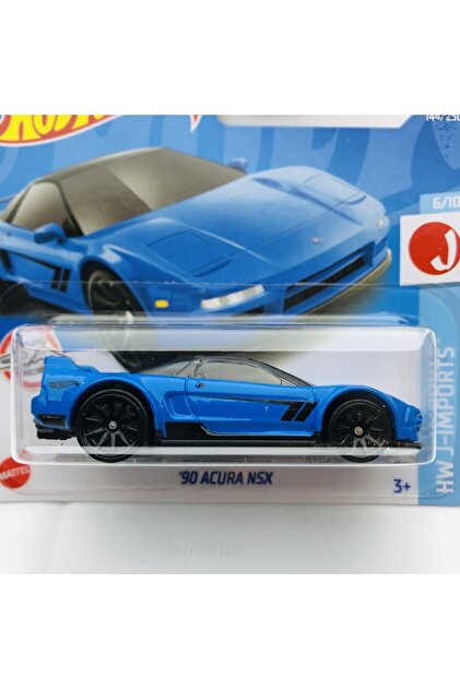 HOT WHEELS 90 Acura Nsx Mavi 1:64 Ölçek Hotwheels Marka 6/10