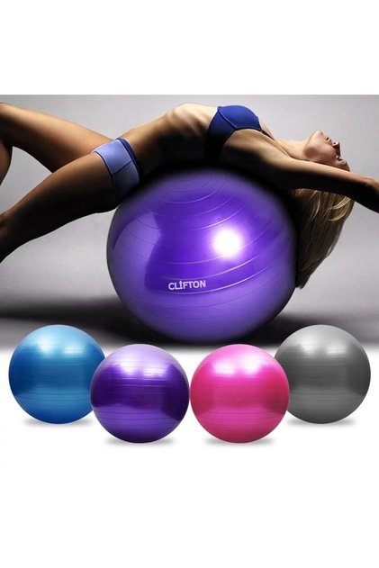 Dayanıklı Yüksek Kalite Fitilli Pilates Topu Ve Pompa Seti