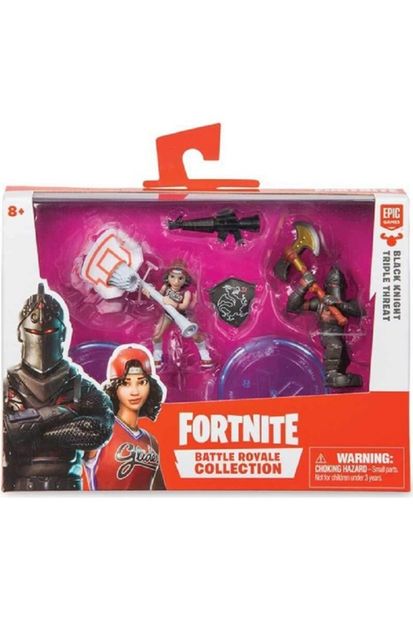 Fortnite Black Knıght - Trıple Threat Ikili Figür Set - 2