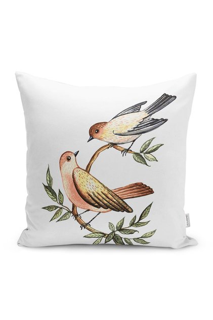 Swallow Birds on the Branch Specially Designed Decorative Throw Pillow Cover
