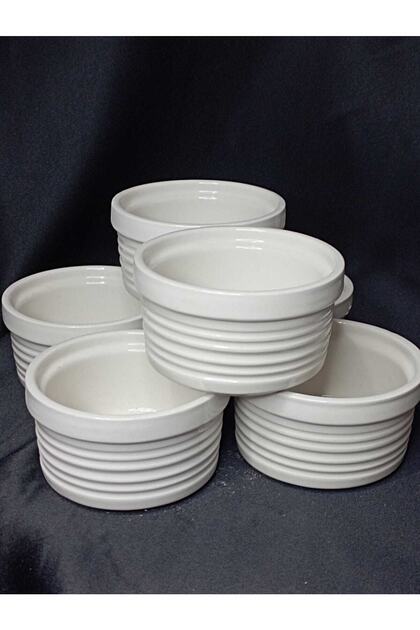 Ceramic Soufflé Bowl Oven Dish Set of 6