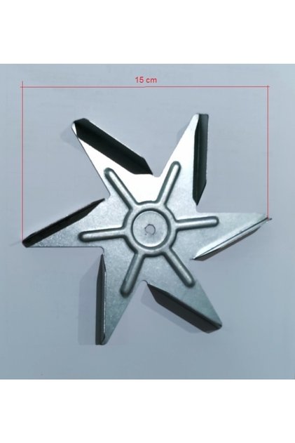 Unıversal Fırın Fan Motoru Pervanesi Çap 15 Cm