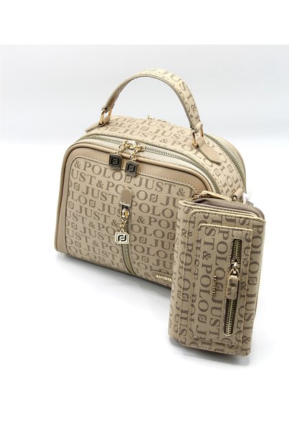 2023 Shoulder Bag and Wallet Compatible Design - Mink Women's Bag and Wallet Combination