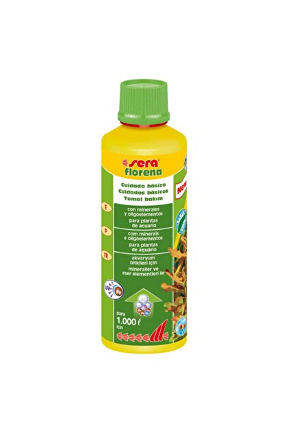 Sera Florena 250 Ml - Abono Líquido Para Plantas De Acuario, Sin Nitratos Ni Fosfatos, Estable A UV