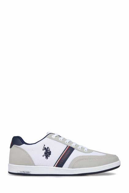 Base. Polo Assn. Kares White Cloth Men's Sneaker Shoes 100248494