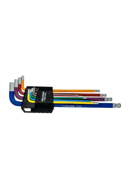 Lt/900c Colorful Long Head Allen Key Set 9 Pieces