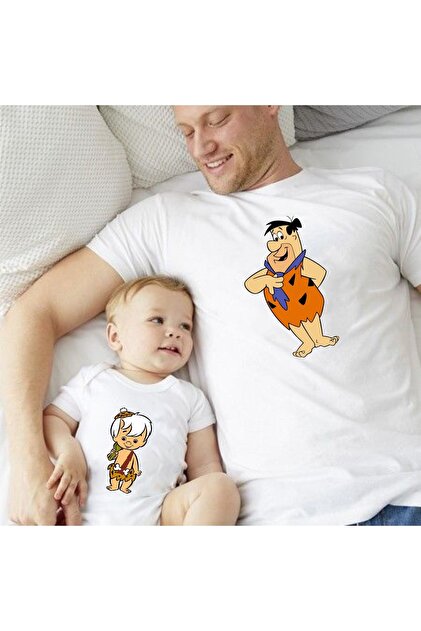 venüsdijital Çakmaktaş Baba Oğul Tshirt Zıbın(tekli Üründür Kombin
